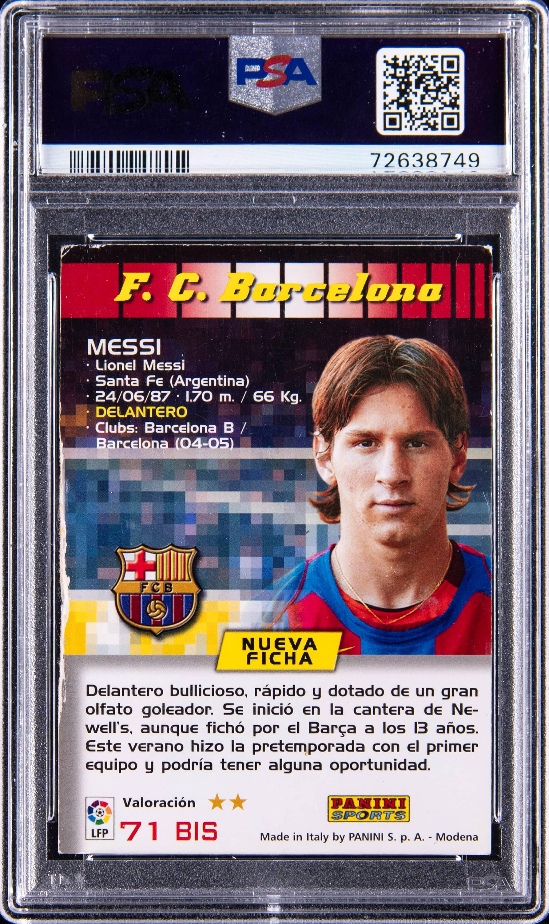 2004-05 Panini Megacracks #71BIS - Back