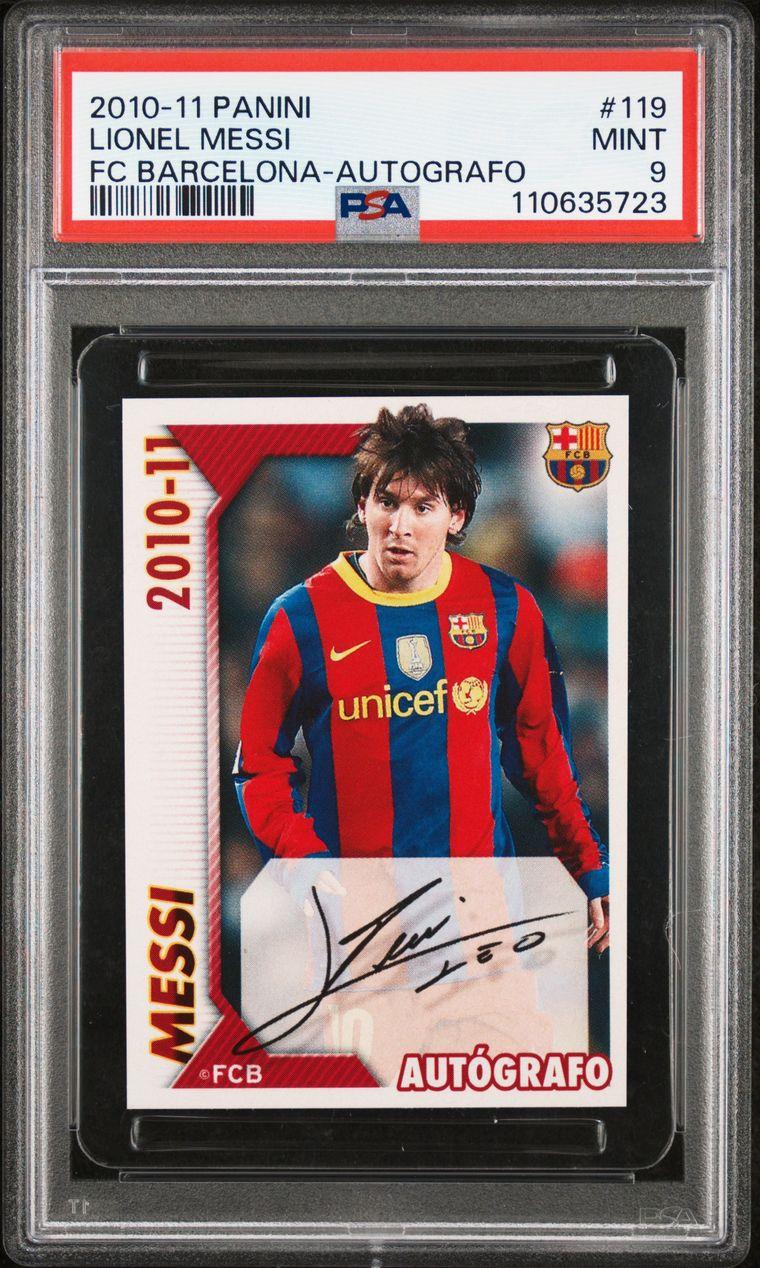 2010-11 Panini FC Barcelona Stickers – “Autógrafo” - Front