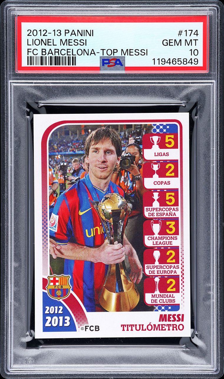 2012–13 Panini Barcelona Stickers - “Titulómetro” - Front