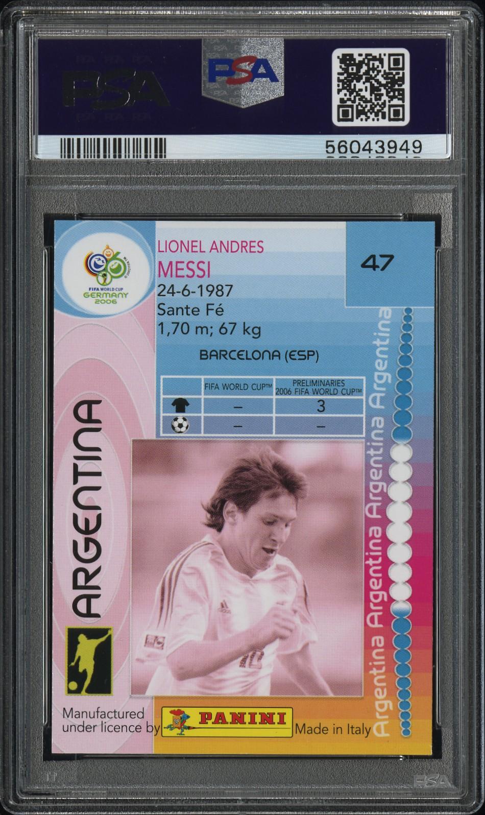 2006 Panini FIFA World Cup - Germany - Back