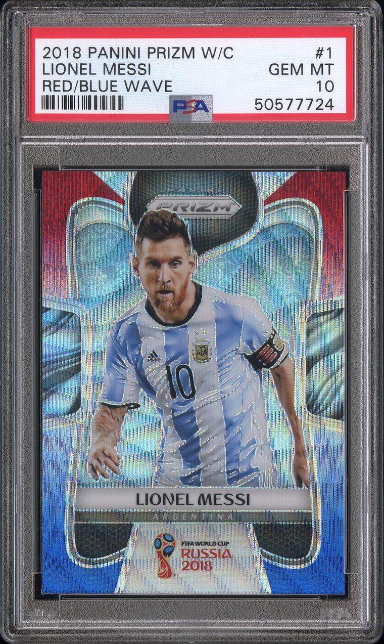 2018 Panini Prizm World Cup – Red/Blue Wave - Front