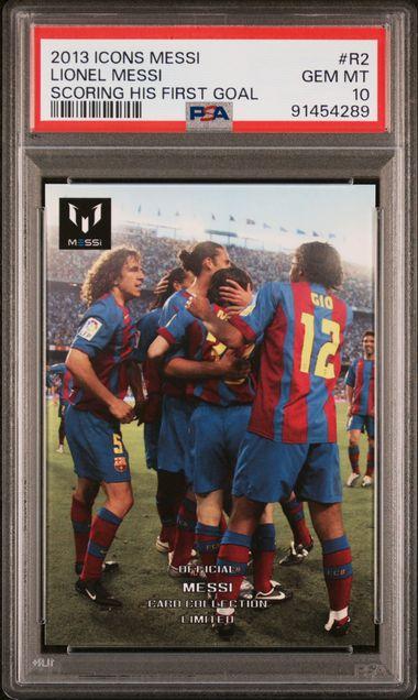 2013 Icons Official Messi – Scoring His First Goal - Front